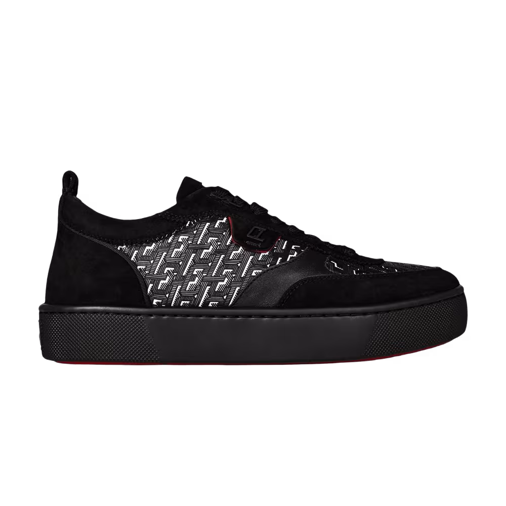 Christian Louboutin Happyrui Flat Black White