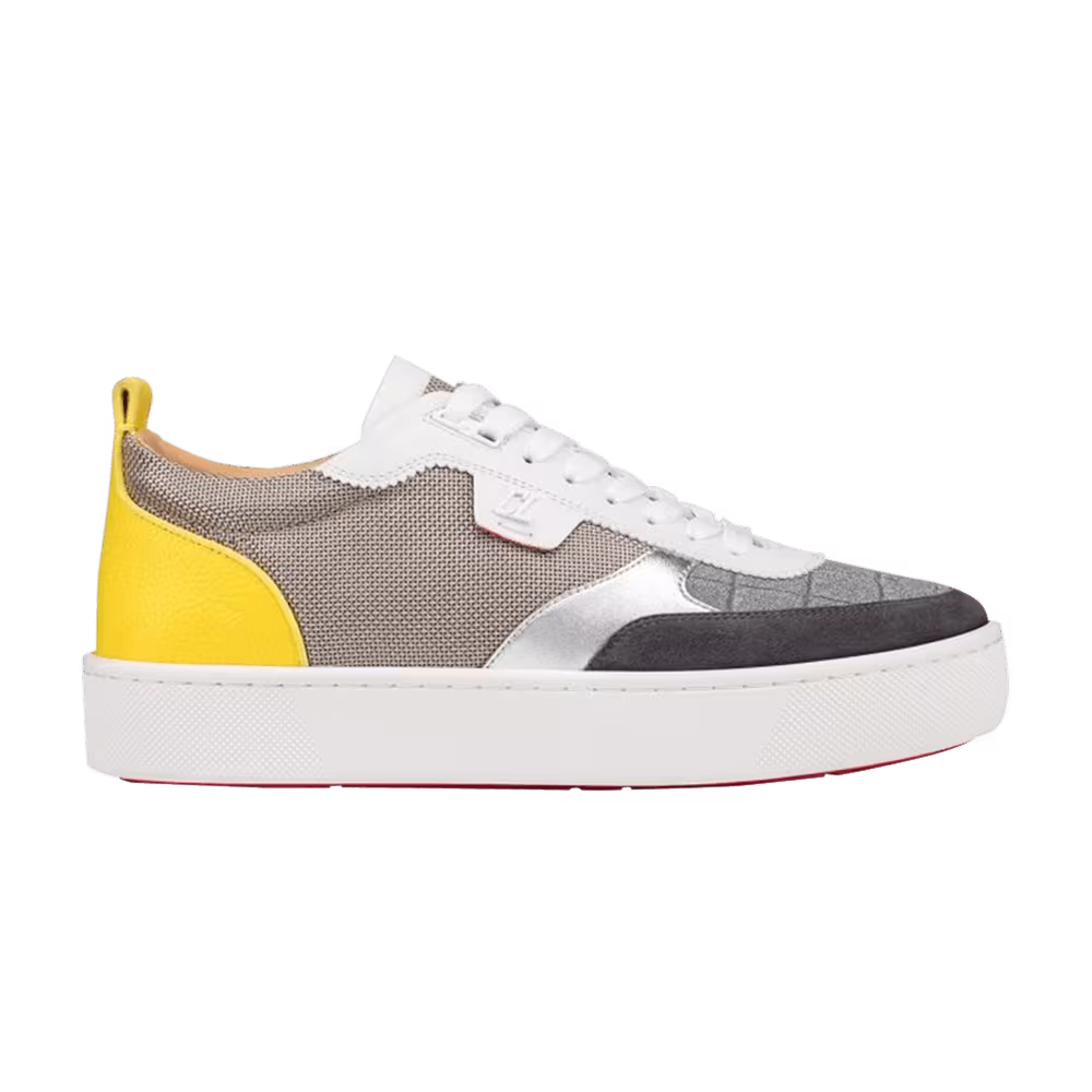 Christian Louboutin Happyrui Flat White Yellow
