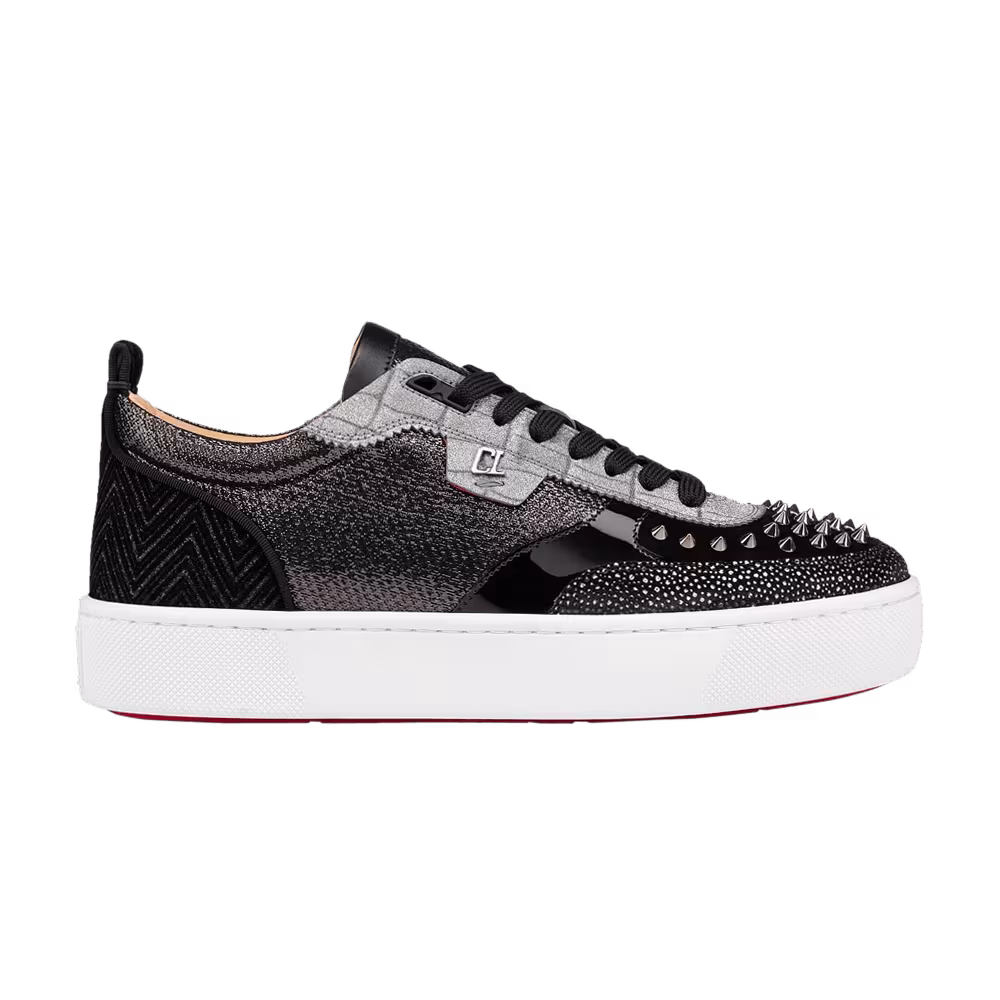Christian Louboutin Happyrui Spikes Black Silver