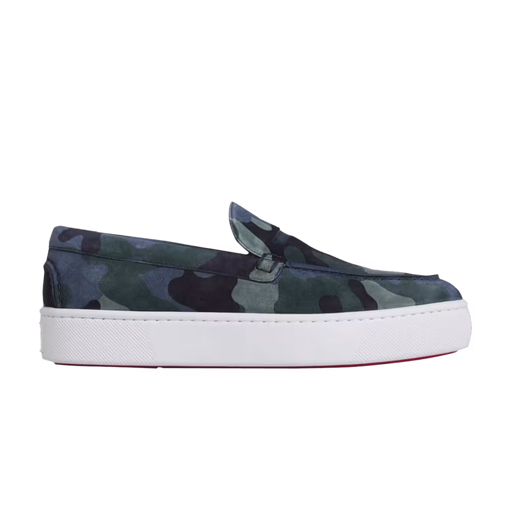 Christian Louboutin Paqueboat Flat Multi-Color Camo