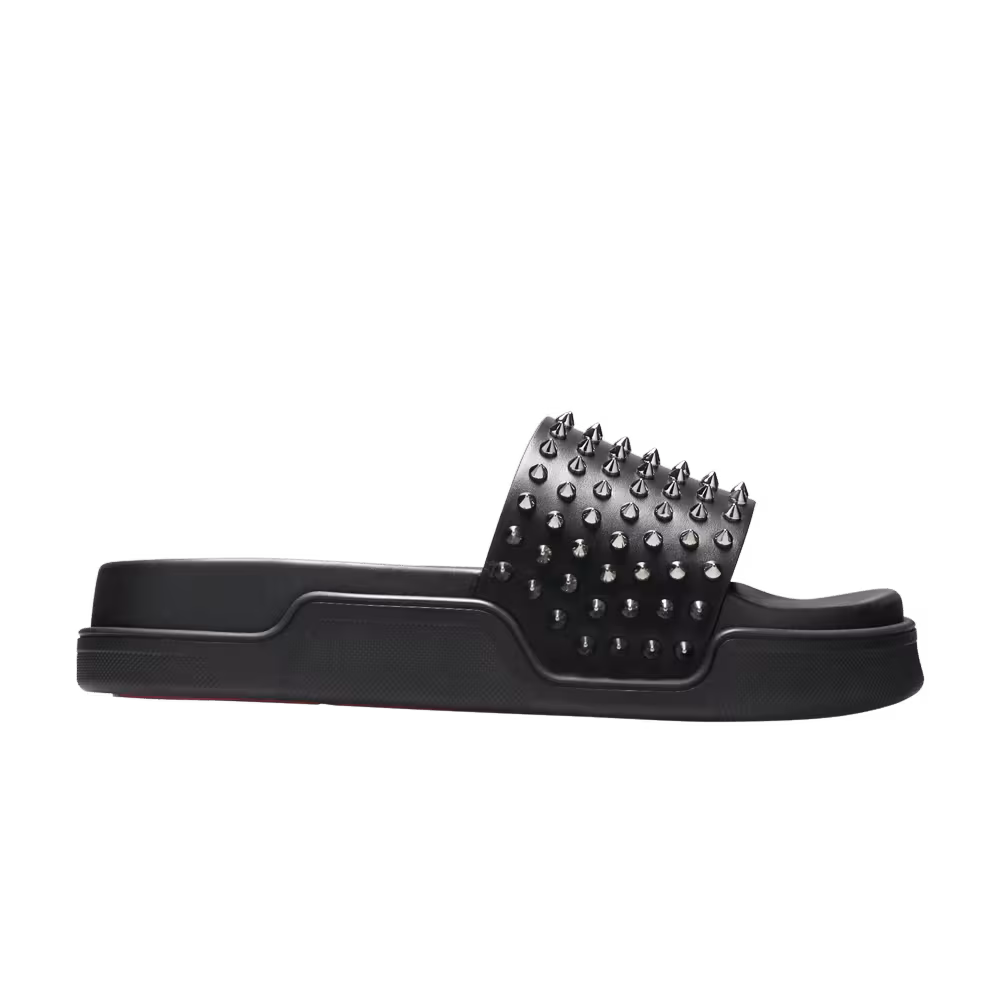 Christian Louboutin Pool Fun Slide Black