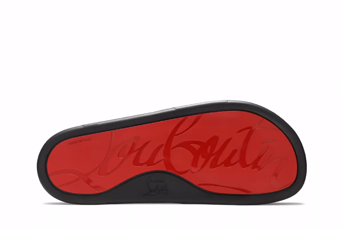 Christian Louboutin Pool Fun Slide Black, view 5