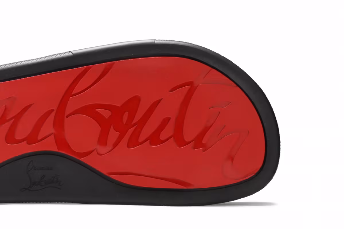 Christian Louboutin Pool Fun Slide Black, view 6