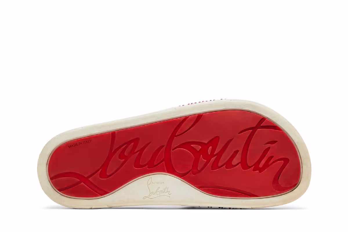 Christian Louboutin Pool Fun Slide Red, view 5