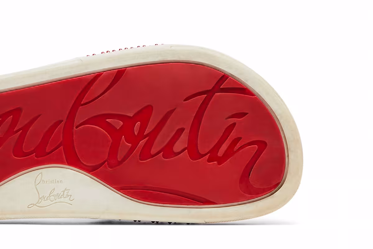 Christian Louboutin Pool Fun Slide Red, view 6