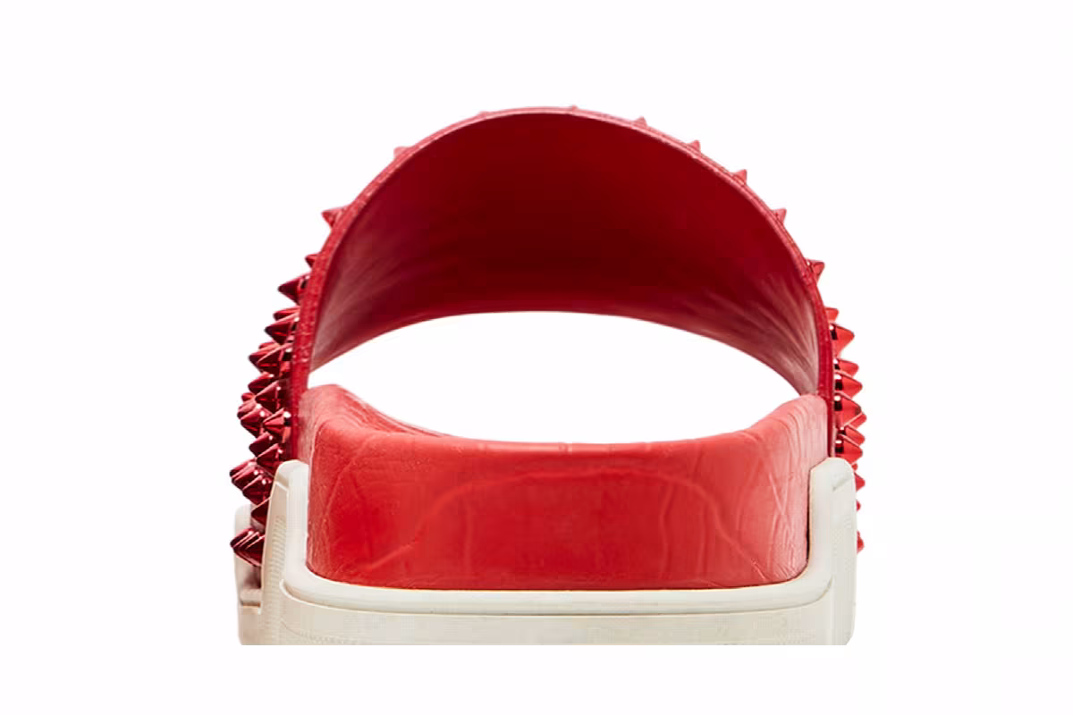 Christian Louboutin Pool Fun Slide Red, view 8