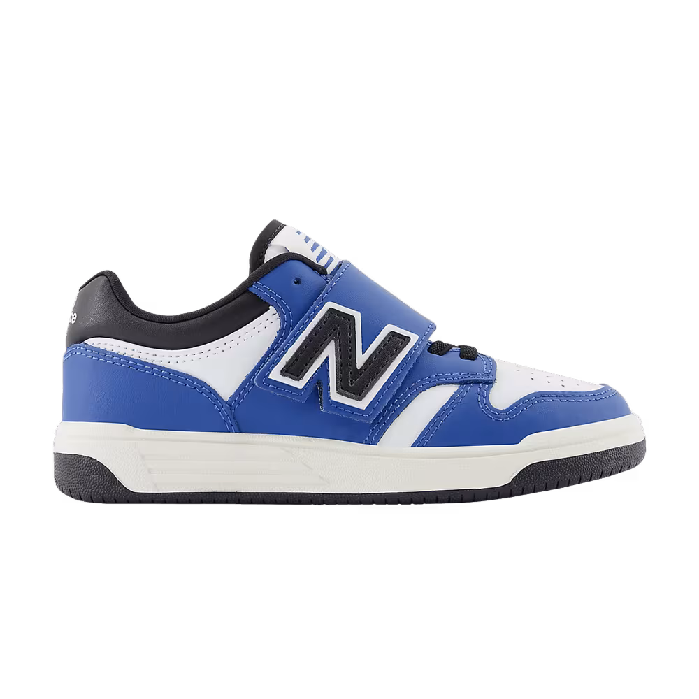 New Balance 480 Hook & Loop Little Kid Wide Blue Agate