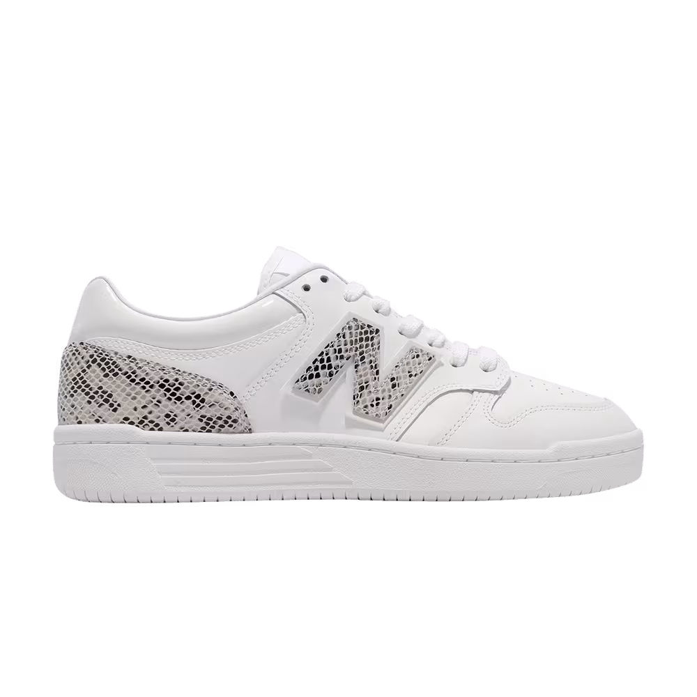 New Balance 480v1 Snakeskin - White