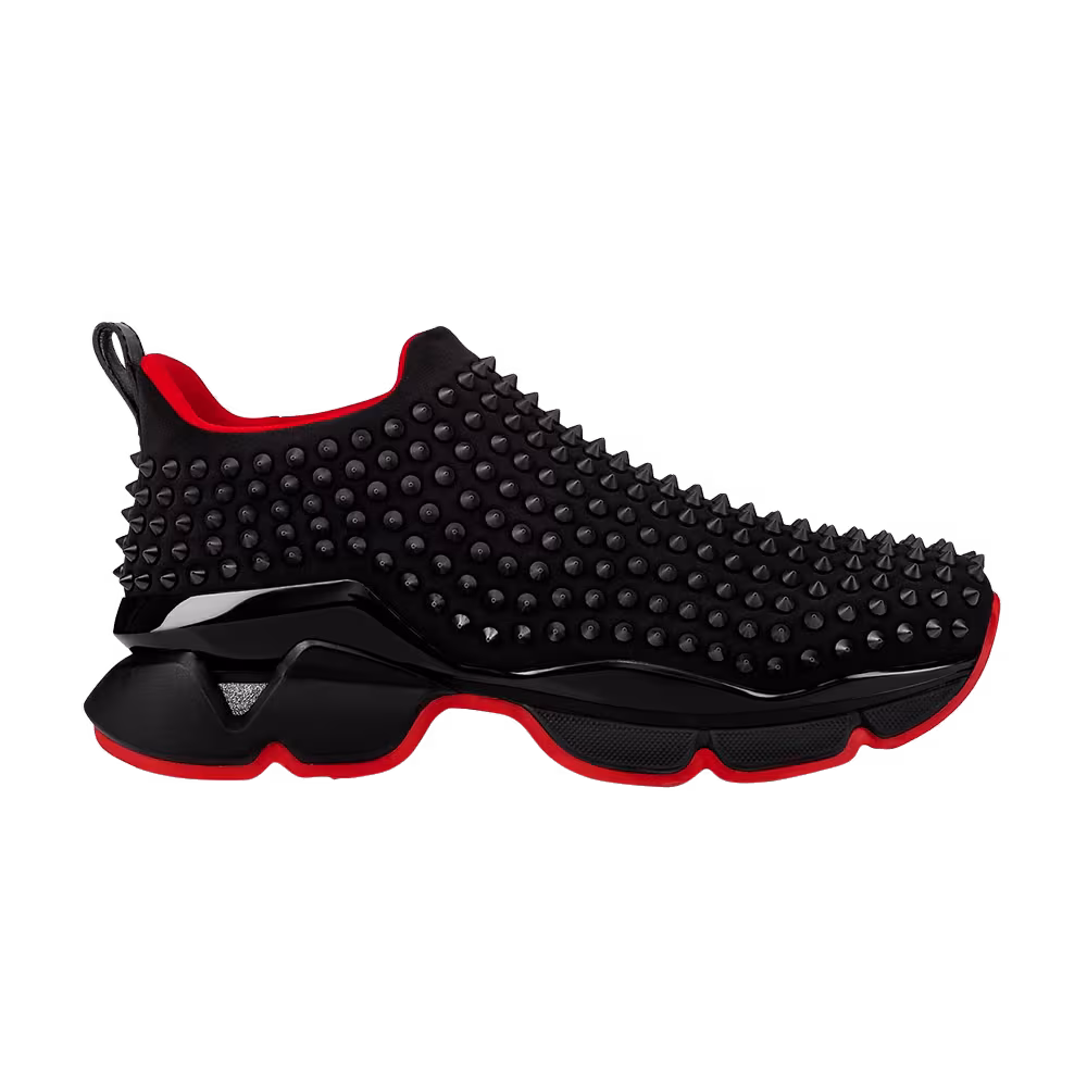 Christian Louboutin Spike Sock Black