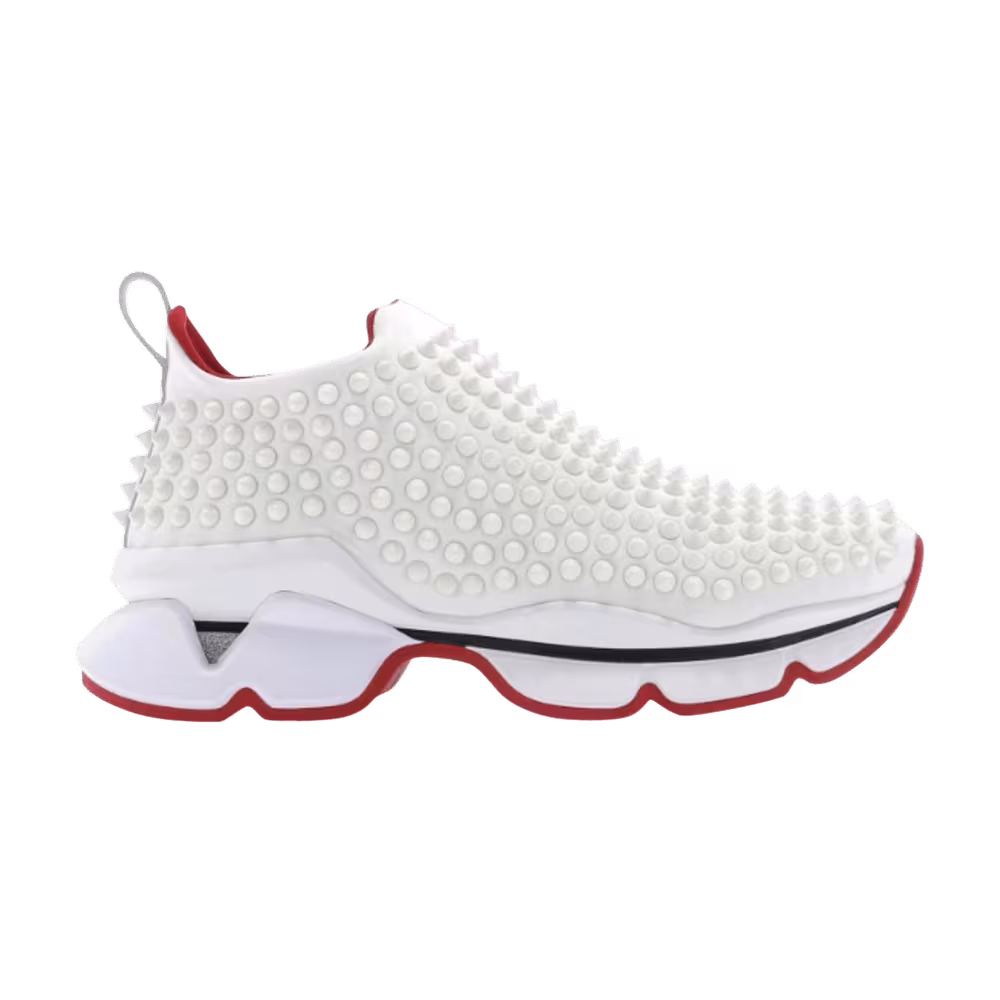 Christian Louboutin Women's Spike Sock White