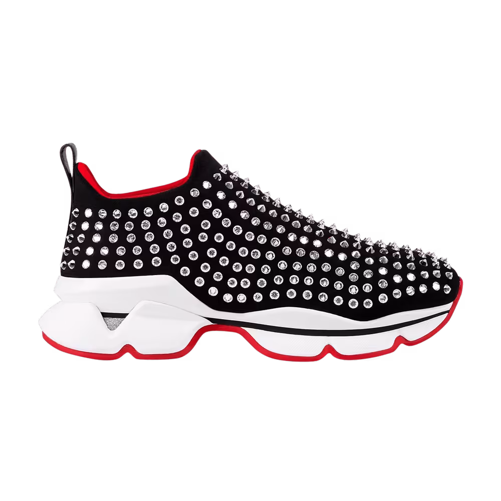 Christian Louboutin Women's Spike Sock Black