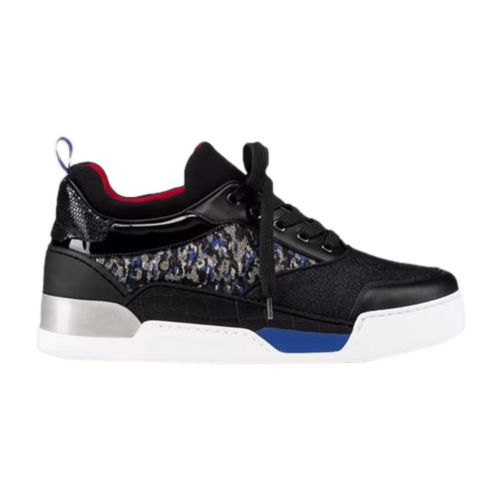 Christian Louboutin Aurelien Flat Leopard Blend Blue