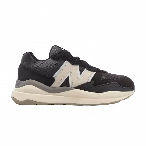 New Balance 57/40 Bungee Little Kid Wide 'Black Ivory'
