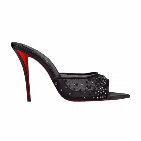Christian Louboutin Wmns Miss Z Mule Degrasstrass Perla 'Black'