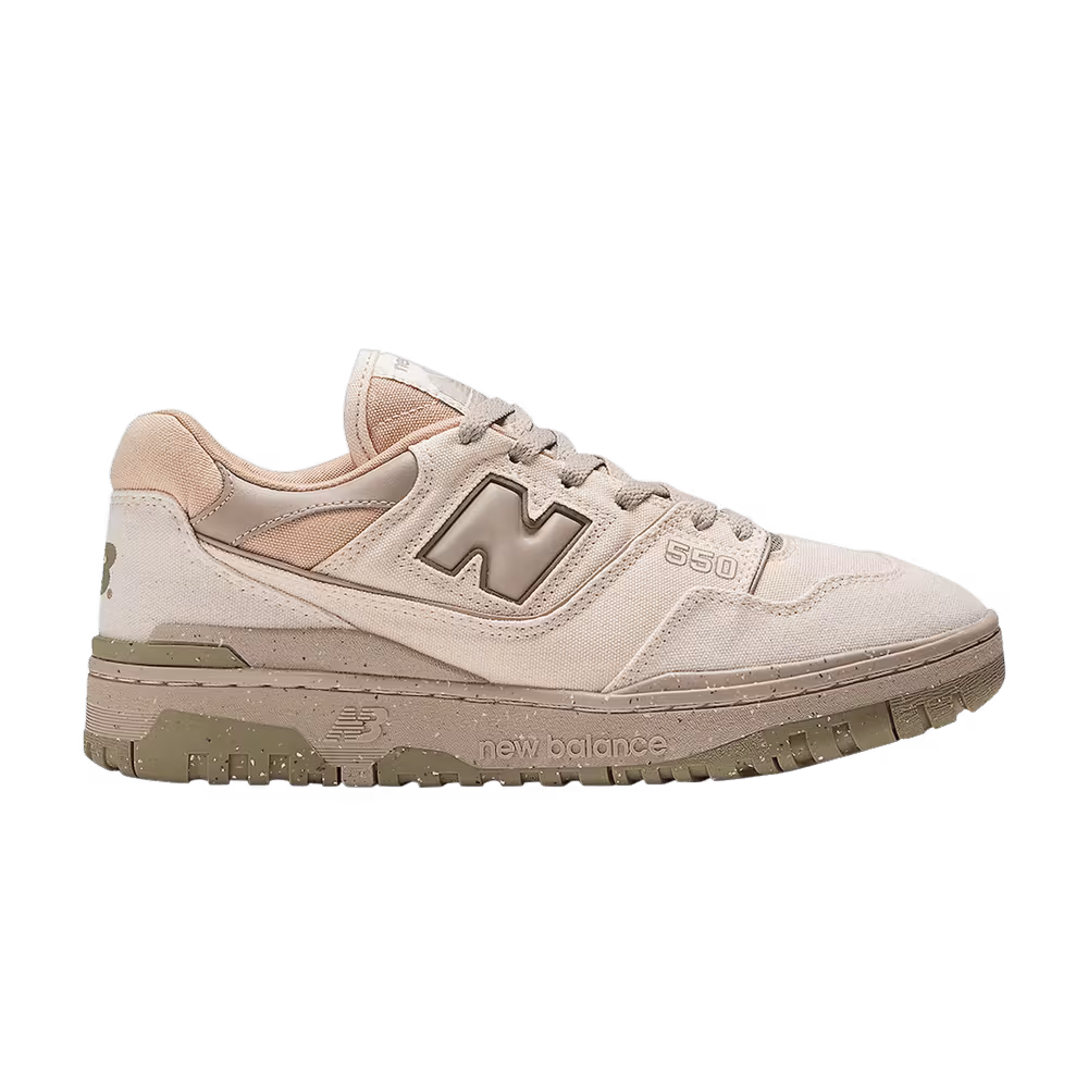 New Balance 550 Cream Canvas