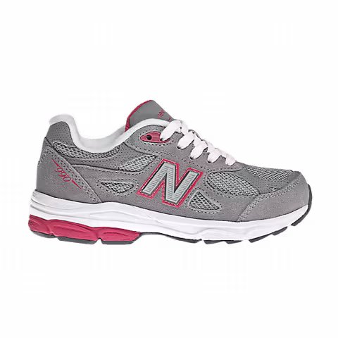 New Balance 990v3 Big Kid 'Grey Pink'