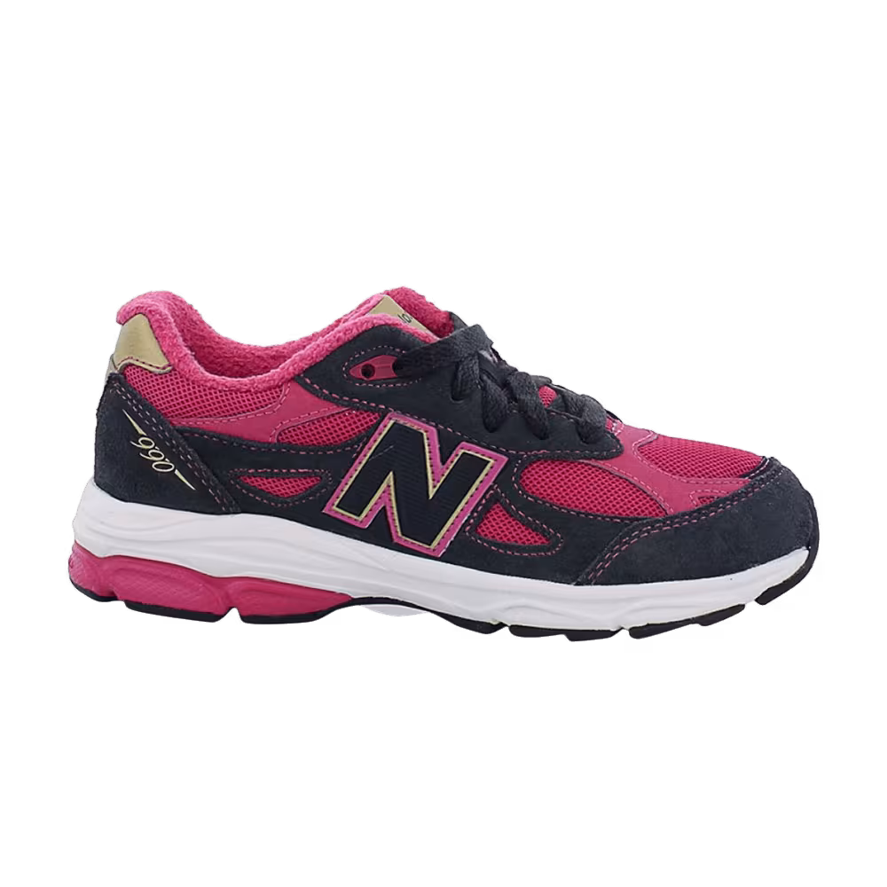 New Balance 990v3 Big Kid Black Magnet