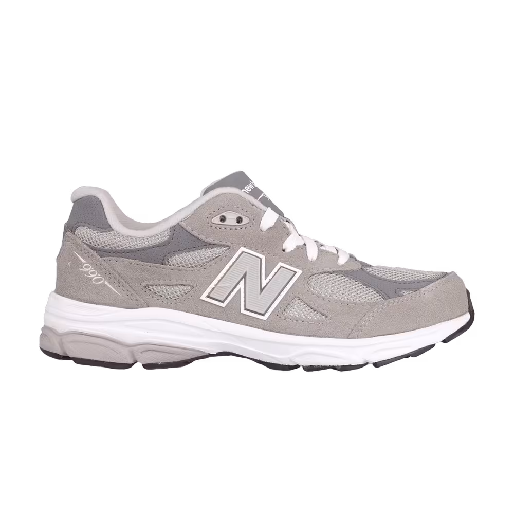 New Balance 990v3 Big Kid Grey