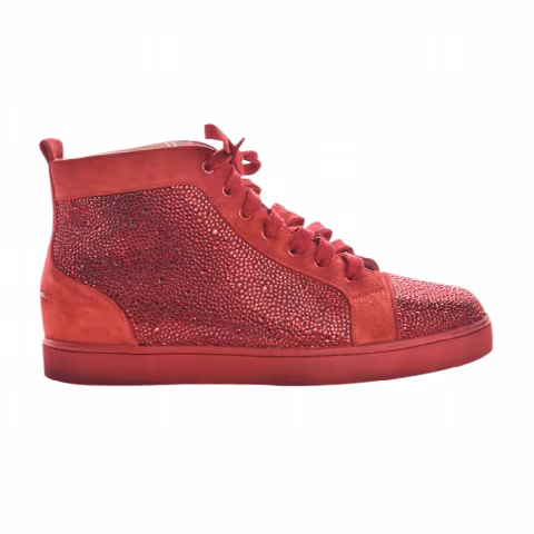 Christian Louboutin Louis Strass Flat High 'Red'