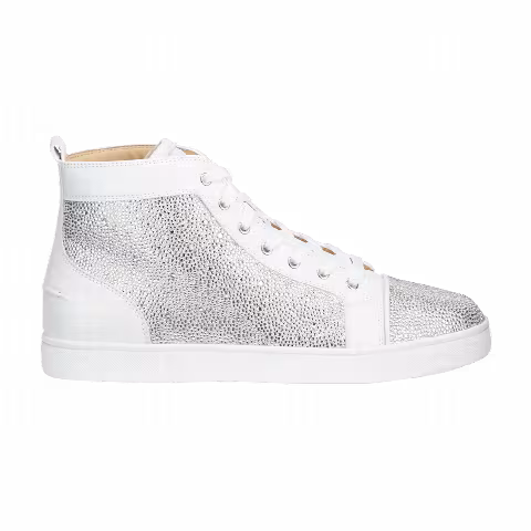 Christian Louboutin Louis P Strass High 'Crystal White'