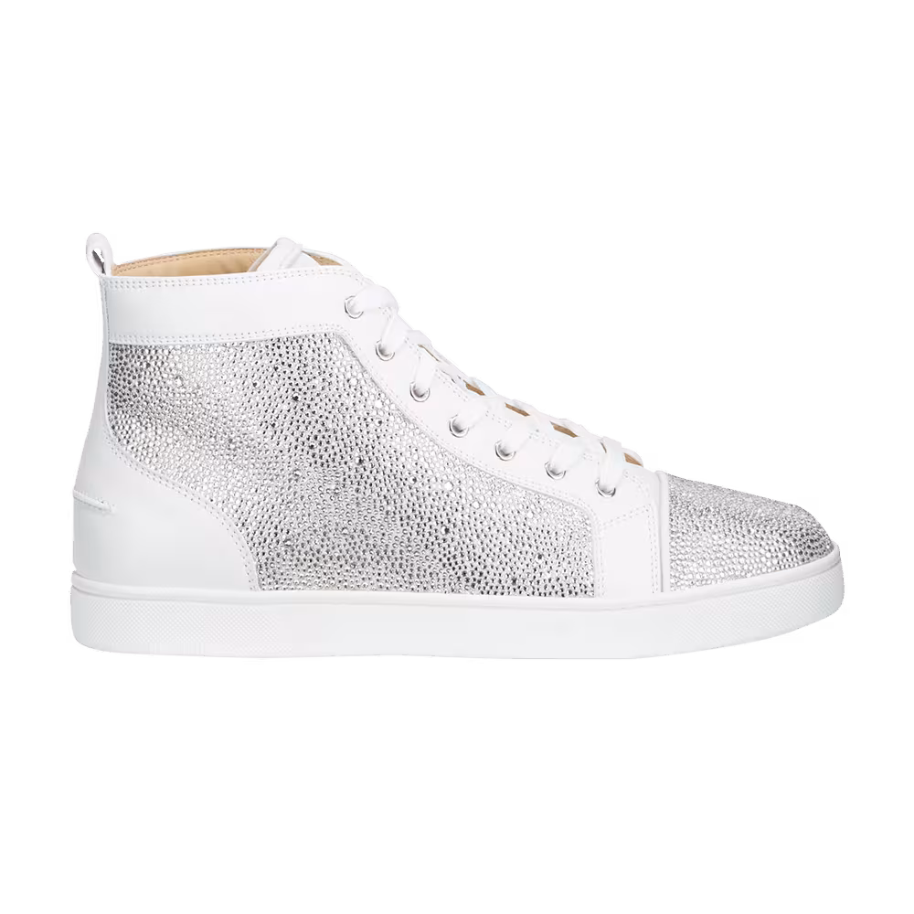 Christian Louboutin Louis P Strass High Crystal White