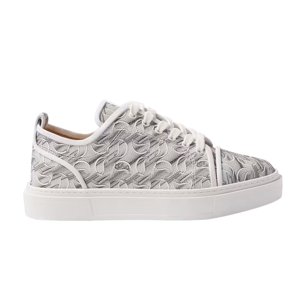 Christian Louboutin Adolon Junior Flat Low CL Graphic Pattern