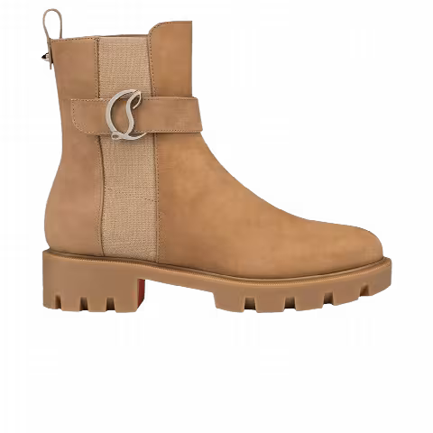 Christian Louboutin Wmns CL Chelsea Booty Lug Flat 'Roca'