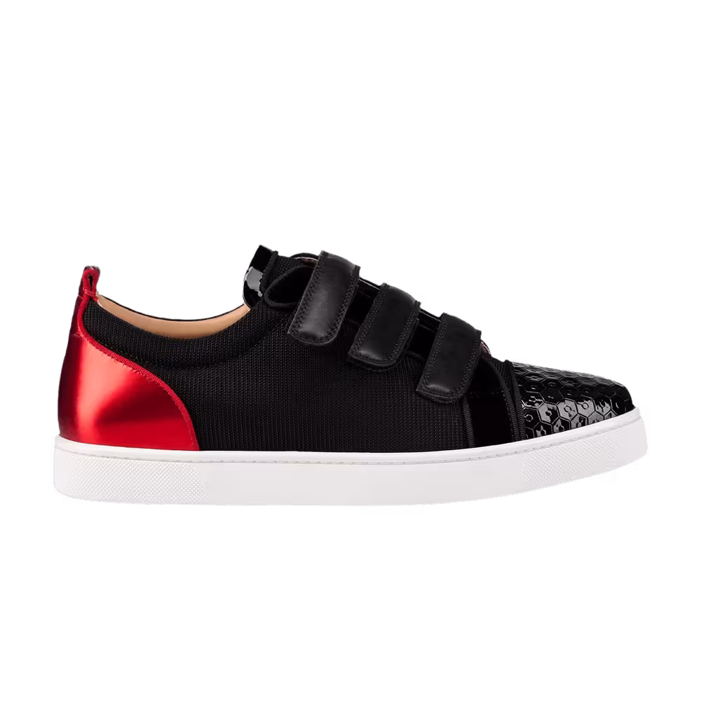 Christian Louboutin Kiddo Orlato Black Red Heel