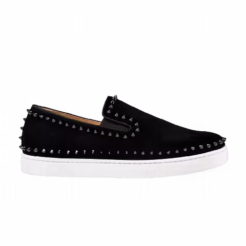 Christian Louboutin Louis Pik Pik Boat Flat 'Mimosa Metal'