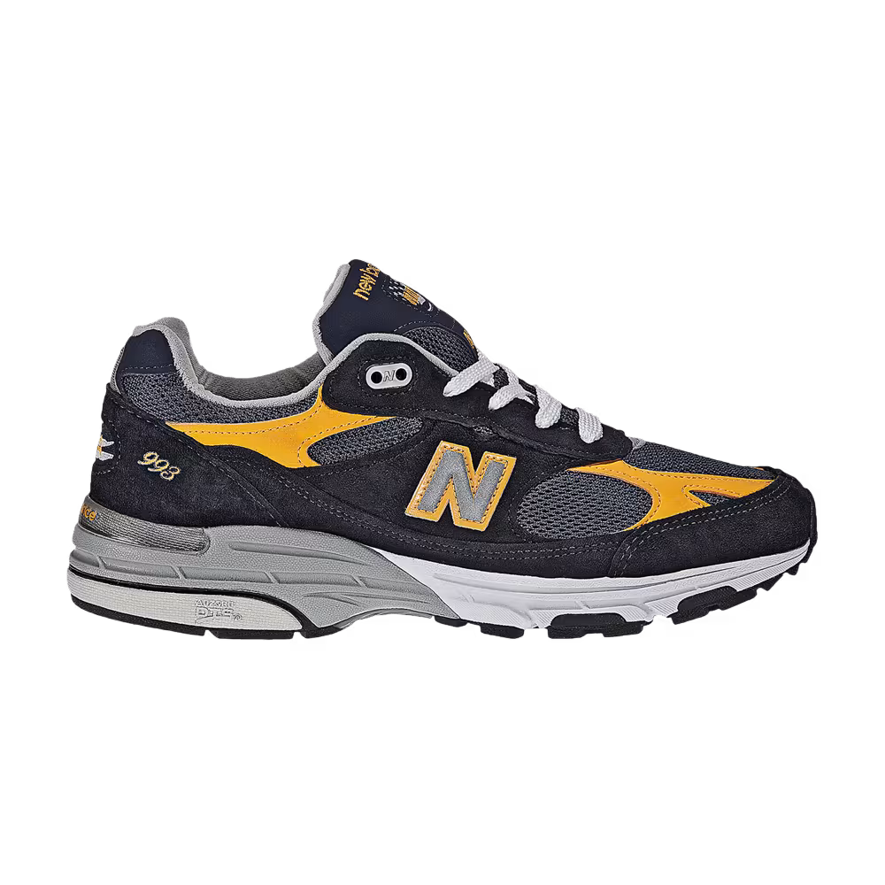New Balance 993 Made in USA Navy Yellow