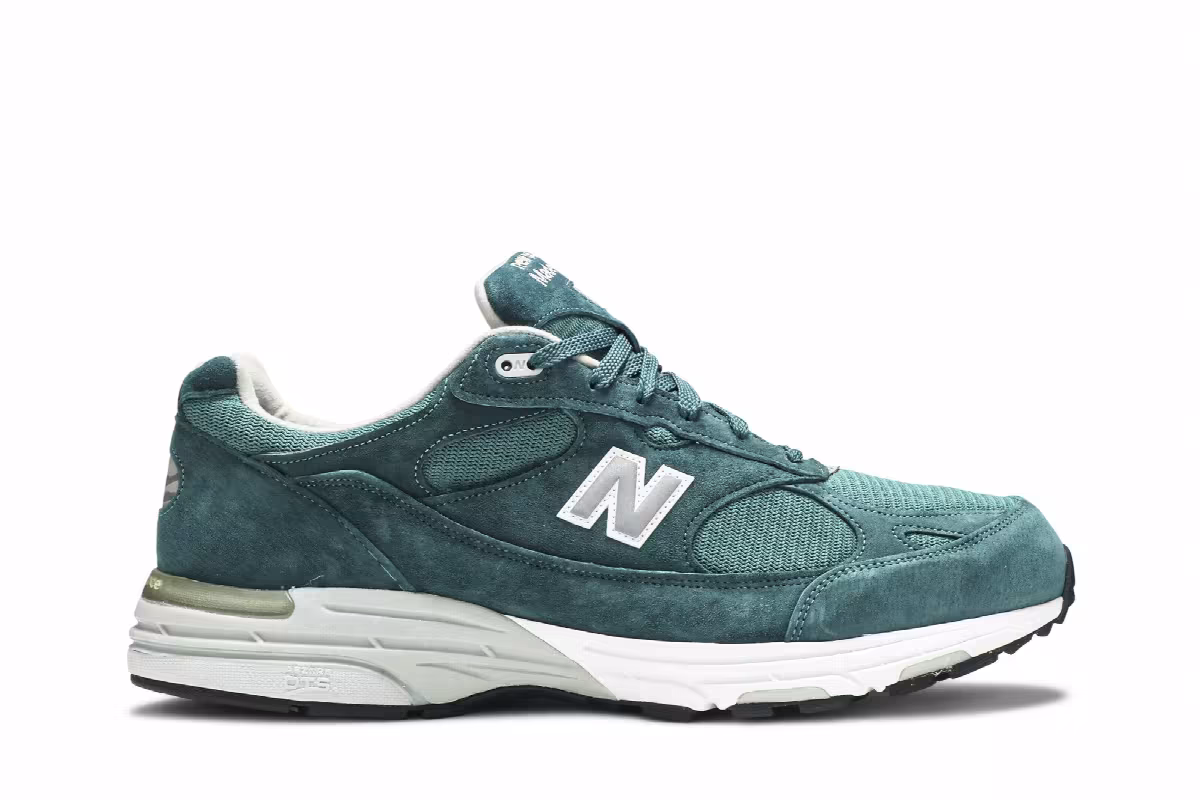 New Balance 993 Made In USA Pine Green, view 2