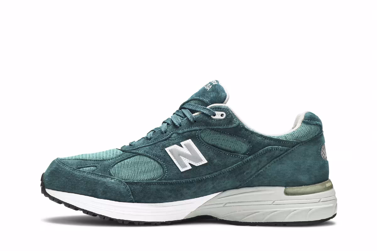 New Balance 993 Made In USA Pine Green, view 4