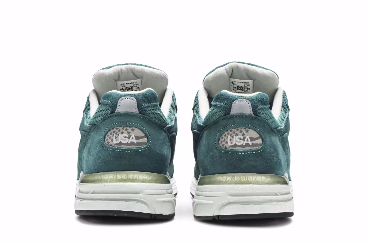 New Balance 993 Made In USA Pine Green, view 7