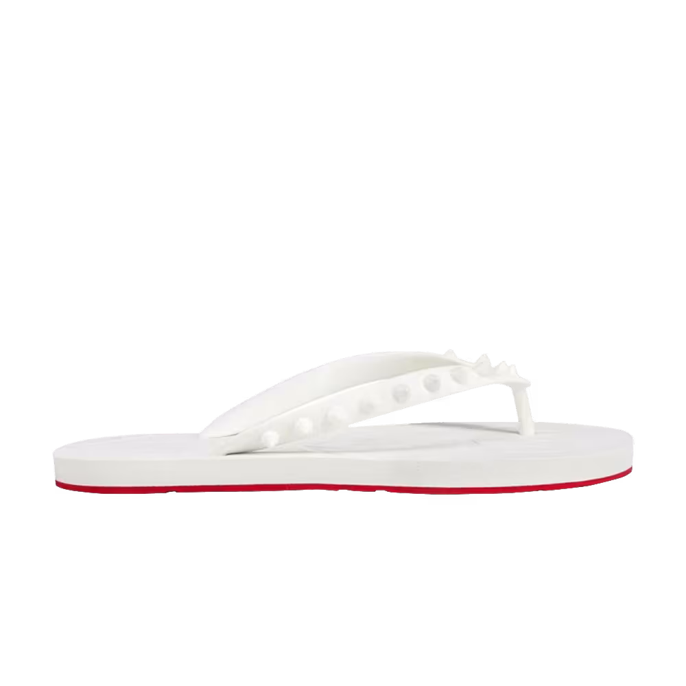 Christian Louboutin Women's Loubi Flip White