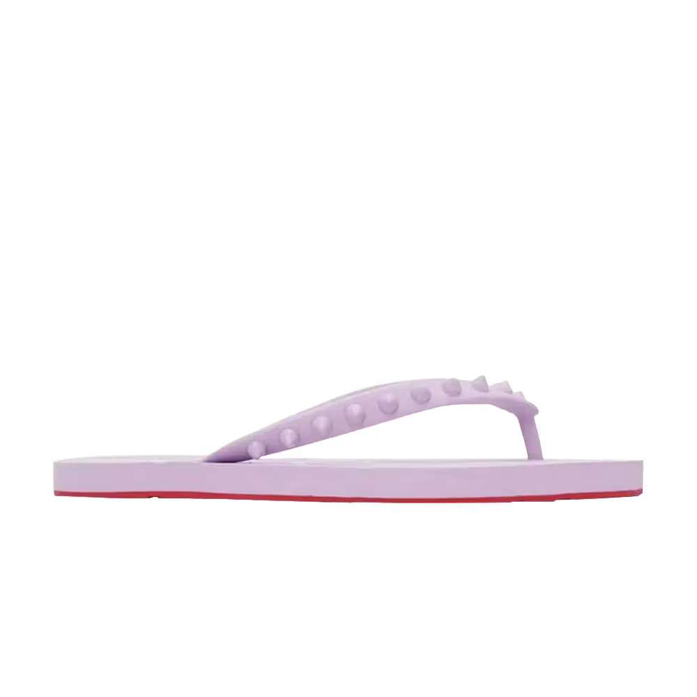 Christian Louboutin Women's Loubi Flip Flat Lilac Smoke