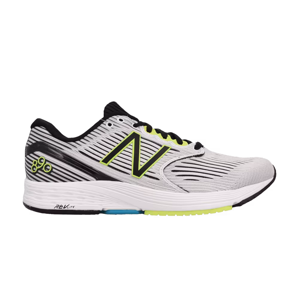 New Balance 890 White Black Volt
