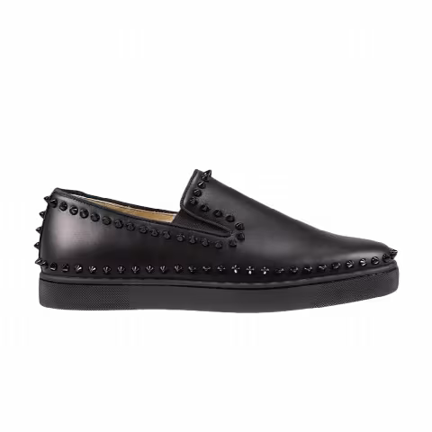 Christian Louboutin Spike Boat Flat Calf