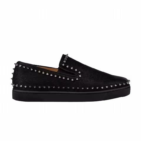 Christian Louboutin Spike Boat 'Black'
