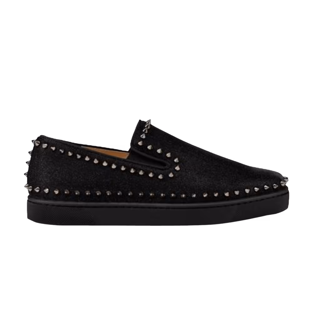 Christian Louboutin Spike Boat Black