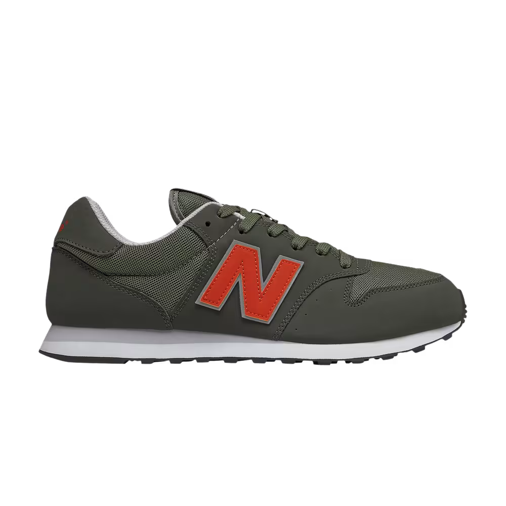 New Balance 500 Dark Green Red