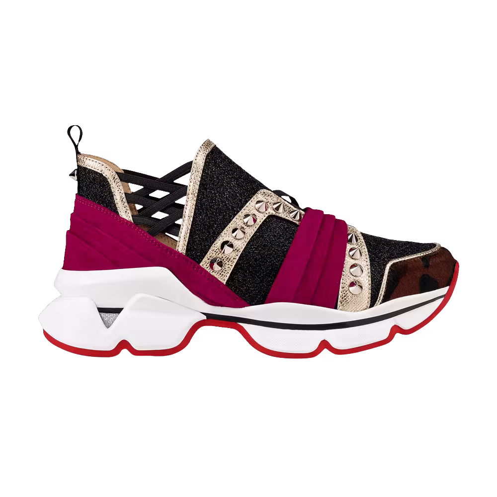 Christian Louboutin Women's 123 Run Roux Black