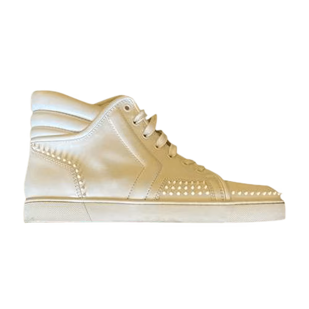 Christian Louboutin Sporty Dude Low Flat Calf White