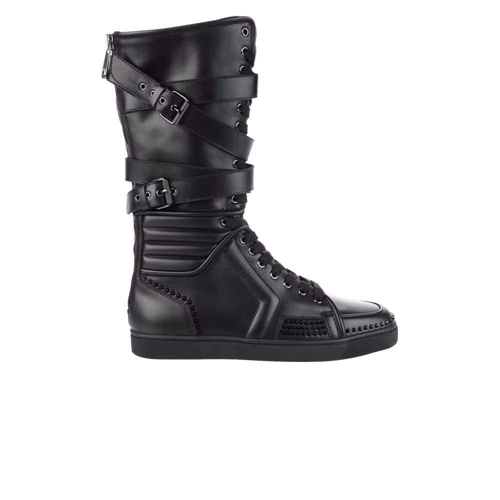 Christian Louboutin Sporty Dude Flat Calf Black