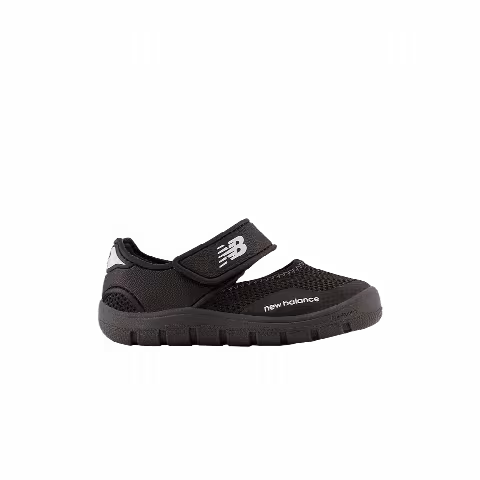New Balance 208v2 Hook & Loop Sandal Toddler Wide 'Black White'