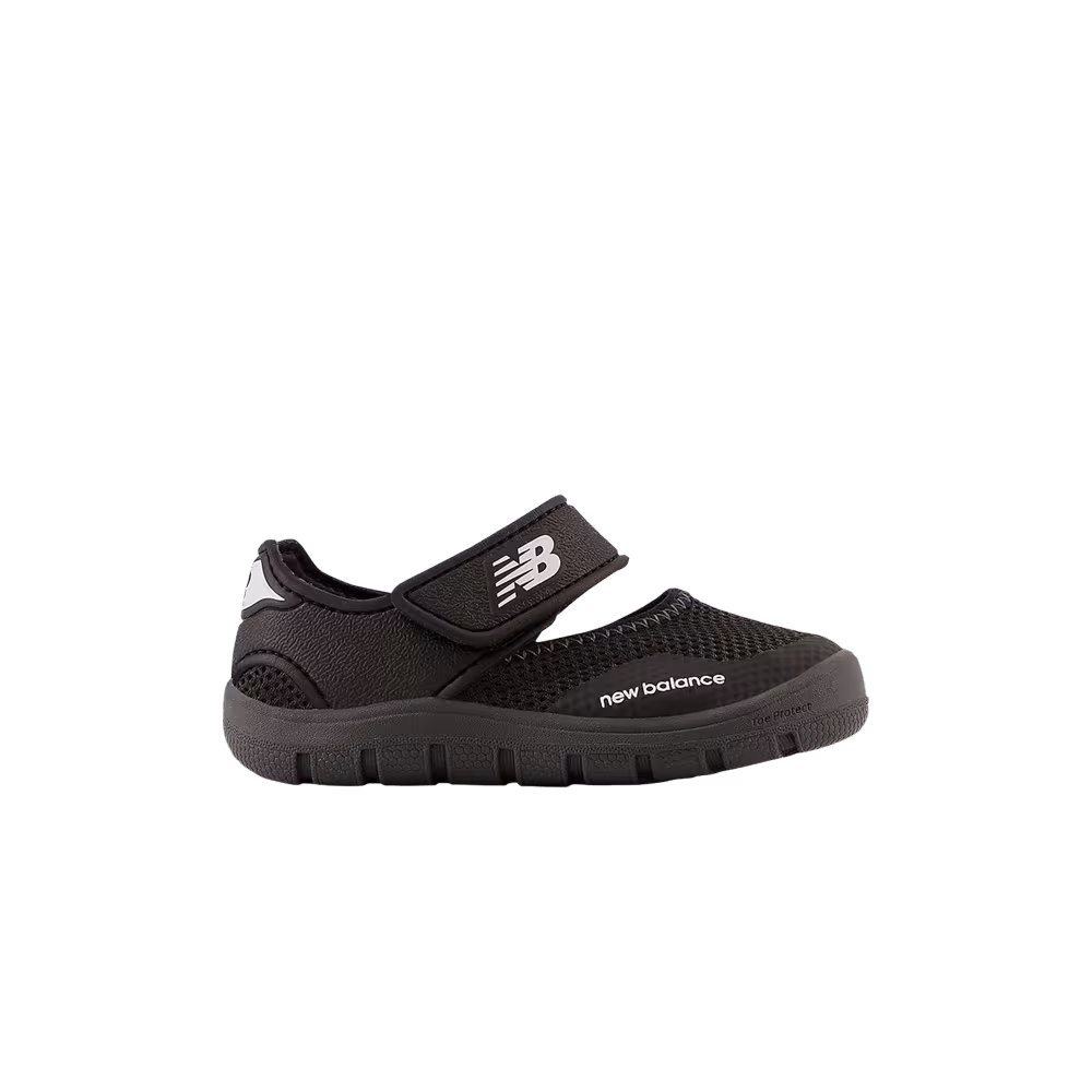 New Balance 208v2 Hook & Loop Sandal Toddler Wide Black White