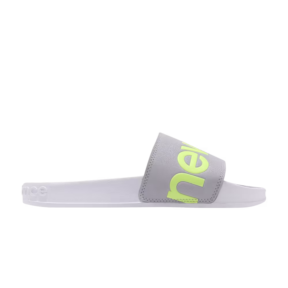 New Balance Women's 200 Slides Grey Green