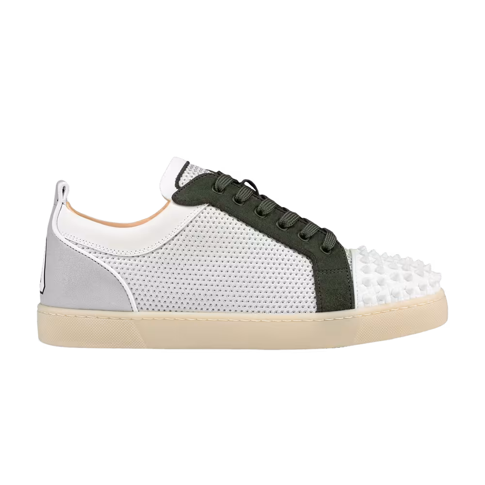 Christian Louboutin Varsijunior Spikes Low White Green