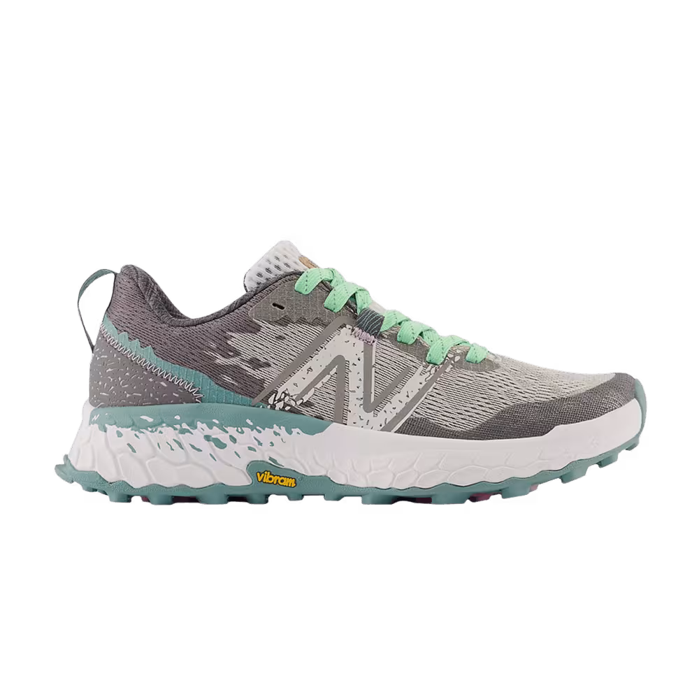 New Balance Women's Fresh Foam X Hierro v7 Wide Paper White Electric Jade