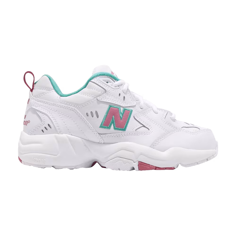 New Balance 608 Wide White Pink Green