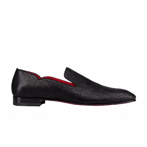 Christian Louboutin Dandy Chick Orlato Flat 'Black Lin Loubi'